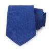 Necktie Micro Silk Check Design Men's - Royal Blue