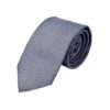 Necktie Micro Silk Check Design Men's - Gray