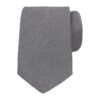 Men's Micro Silk Check Necktie - Gray