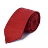 Men's Micro Silk Check Necktie - Red